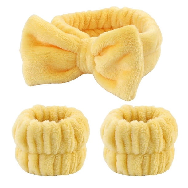 Bonita banda de peluche para lavarse la cara, banda para el cabello, mascarilla de maquillaje, funda a prueba de humedad, artefacto, toalla, anillo para el cabello, cuerda para la cabeza
