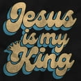 thumbnail image 2 of Christian Faith Jesus is my King Plus Size Crewneck Graphic Tee Shirt Brisco Brands 3X, 2 of 6