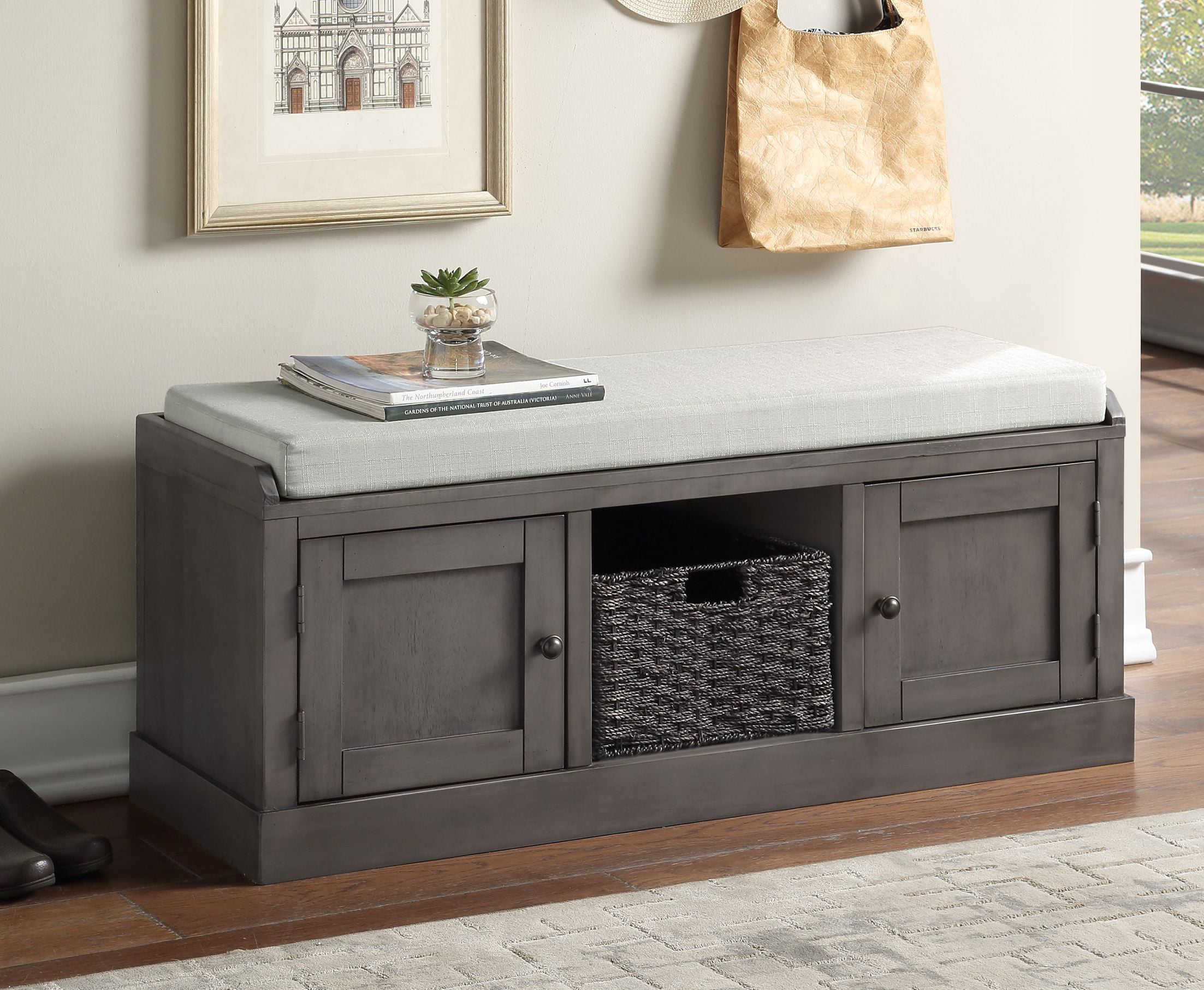 storage bench for living room