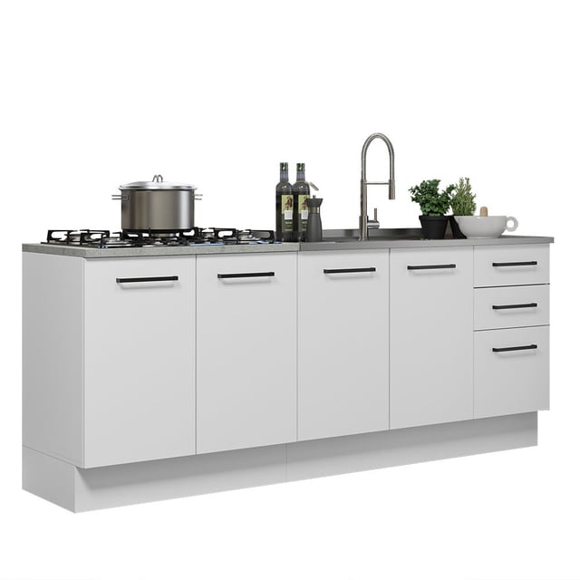 Kit 2 Muebles Cocina Madesa Agata (Sin Tablero y Tarja)