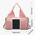 thumbnail image 3 of Kyusrd Aubaines d'Été pour Terrasse Extérieure!Nouveau Sac de Yoga Sac de Sport pour Femmes Sac de Mise en Forme Bagage à Main Sac Résistant à l'Usure Grande Capacité Sac de Rangement de Voyage, 3 of 3
