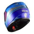 thumbnail image 6 of WOW Motorcycle Full Face Helmet Street Bike BMX MX Youth Kids HKY-B15 Spider Blue, 6 of 9