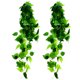 thumbnail image 1 of 2 piezas de plantas artificiales para reptiles, decoración de terrario para lagartos, geckos y serpientes., 1 of 5