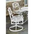 thumbnail image 1 of Homestyles Sanibel Aluminum Outdoor Swivel Rocking Chair in White, 1 of 17