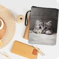 thumbnail image 4 of HELLHERO Book Sleeve Cover for Librarian, 11.42 x 8.66 Inch Book Organzier Holder with Waterproof, Books, Magazines, and Stationery Cat for Mother, 4 of 8