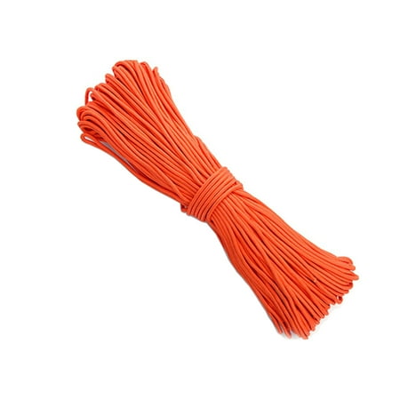 

4mm Nylon Twisted Braided Rope 100m for Camping Gardening DIY Project (Orange)