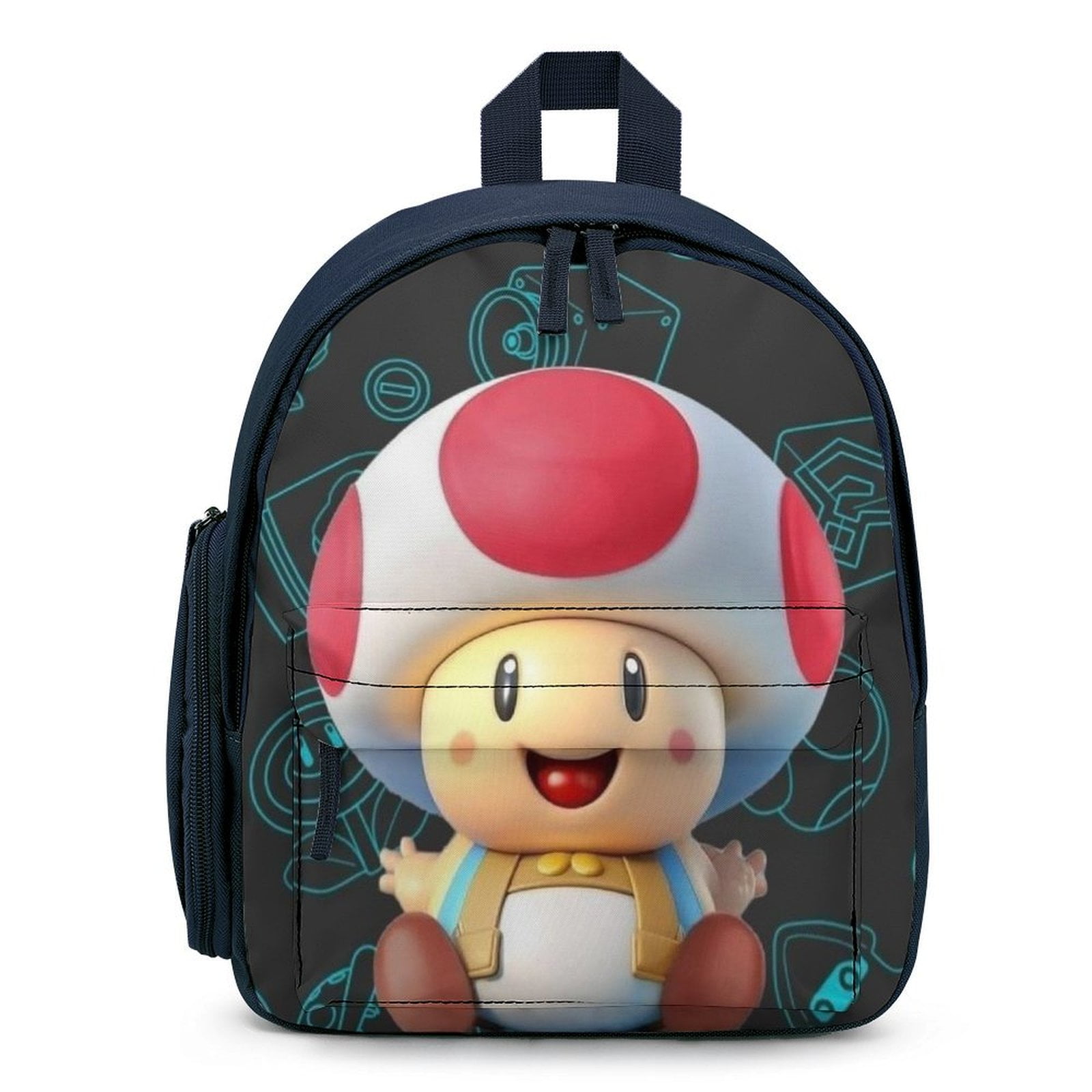 Super Mario Bros Cosplay Bowser Green Turtle Shell Backpack with