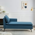 thumbnail image 3 of Chaise Lounge Indoor, 57" Long Upholstered Chaise Lounge Chair for Living Room Bedroom Office Chaise Lounge Sofa Recliner Sleeper Chair, 3 of 6
