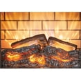 thumbnail image 4 of Mainstays Black Corded Electric 2 Speed Adjustable Fireplace Heater, 4 of 5