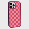 thumbnail image 4 of Caseco Mag-Safe iPhone 13 Pro Max Pink Checkerboard Print Case, 4 of 5