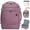 Pink, variant on WANDF 18'' Carry on Travel Backpack with Clear Toiletry Bag,30L Airline Approved Personal Item Bag 18x14x8 with USB Port, Laptop Backpack Casual Daypack for Weekender Business(Pink)