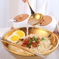 thumbnail image 3 of YAOMOBB Kitchen Cookware Mirror Polished Stainless Steel Soup Spoon Long Handle Multifunctional, 3 of 7