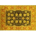 thumbnail image 1 of Ahgly Company Indoor Rectangle Oriental Yellow Industrial Area Rugs, 4' x 6', 1 of 4