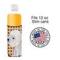 thumbnail image 4 of Carolines Treasures LH9090MUK Westie Fall Leaves Portrait Ultra Hugger for slim cans Slim Can multicolor, 4 of 6