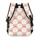 thumbnail image 4 of Disketp love plaid fox Mochila Estampada para Hombre y Mujer – Mochila Ligera Clásica con Múltiples Bolsillos para Universidad, Trabajo y Viajes-One Size, 4 of 5
