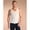 Black, variant on MV Recovery Men's Compression Surgical Vest - Sleeveless Body Shaper with Zipper Mens Support Vest - Small - Black