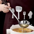 thumbnail image 4 of Grease Trap Stainless Steel Oil Separation Spoon 304 Oil Filter Spoon Oil Filter Skimmer Separate S, 4 of 5