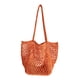 thumbnail image 3 of Bolso de playa, bolso de hombro de crochet de moda para viajes, vacaciones, picnic, Naranja, 3 of 9