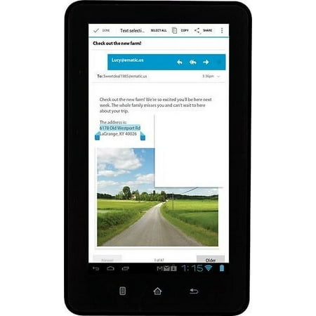 Ematic eGlide Pro Tablet with 4GB Memory (Black) - New