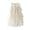 Beige, variant on Women's Midi Irregular Tulle A-line Elastic High Waist Puffy Skirt Beige
