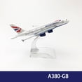 thumbnail image 6 of 6Inch 15CM A380 A350 A330 A320 Concorde Diecast Airplane Model For Gift Collection, 6 of 10