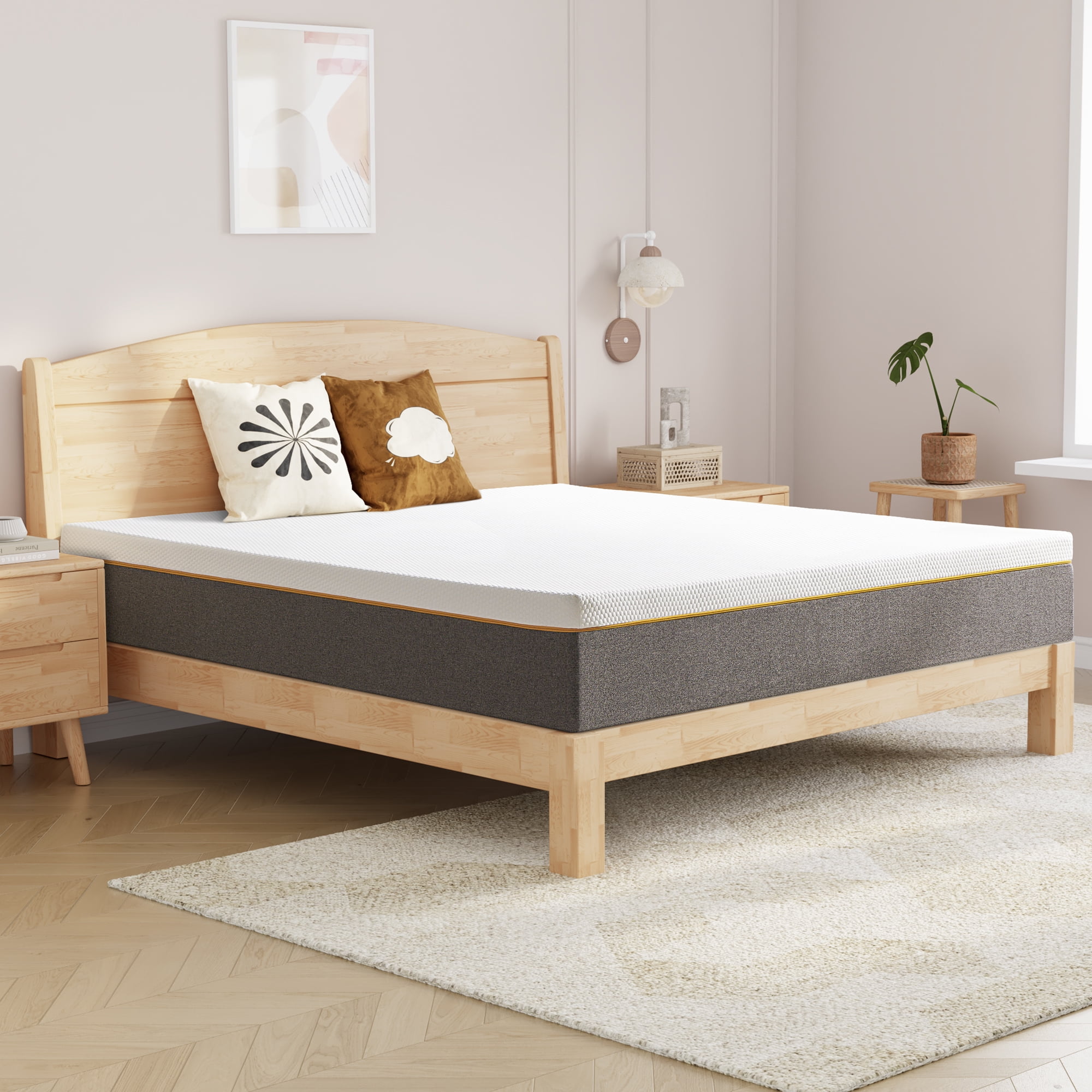 Queen Mattress, GELBIY 10 inch Queen Size Medium Memory Foam Mattress in a Box