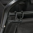 thumbnail image 6 of Household Essentials Rolling Laundry Hamper, Heavy Duty Canvas Bag, 2 Load Capacity, Foldable Frame, Black Bag with Velcro Fasteners, Black, 6 of 13