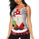 thumbnail image 1 of Balery Gnome And Buffalo Plaid Camiseta sin mangas estampada ligera para mujer, tops de entrenamiento sin mangas, camisetas de yoga transpirables de secado rápido.-Medium, 1 of 7