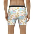 thumbnail image 4 of Cauagu Icecream Truck Print Men's Boxer Briefs, Funny & Cute Underwear Elastic Waistband Briefs Ideal Gift for Men,1-Pack, 4 of 7