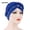 royal blue, variant on Stretch Hair Loss Head Wrap Women Turban Cap Muslim Cancer Chemo Hat Beads Braid WHITE