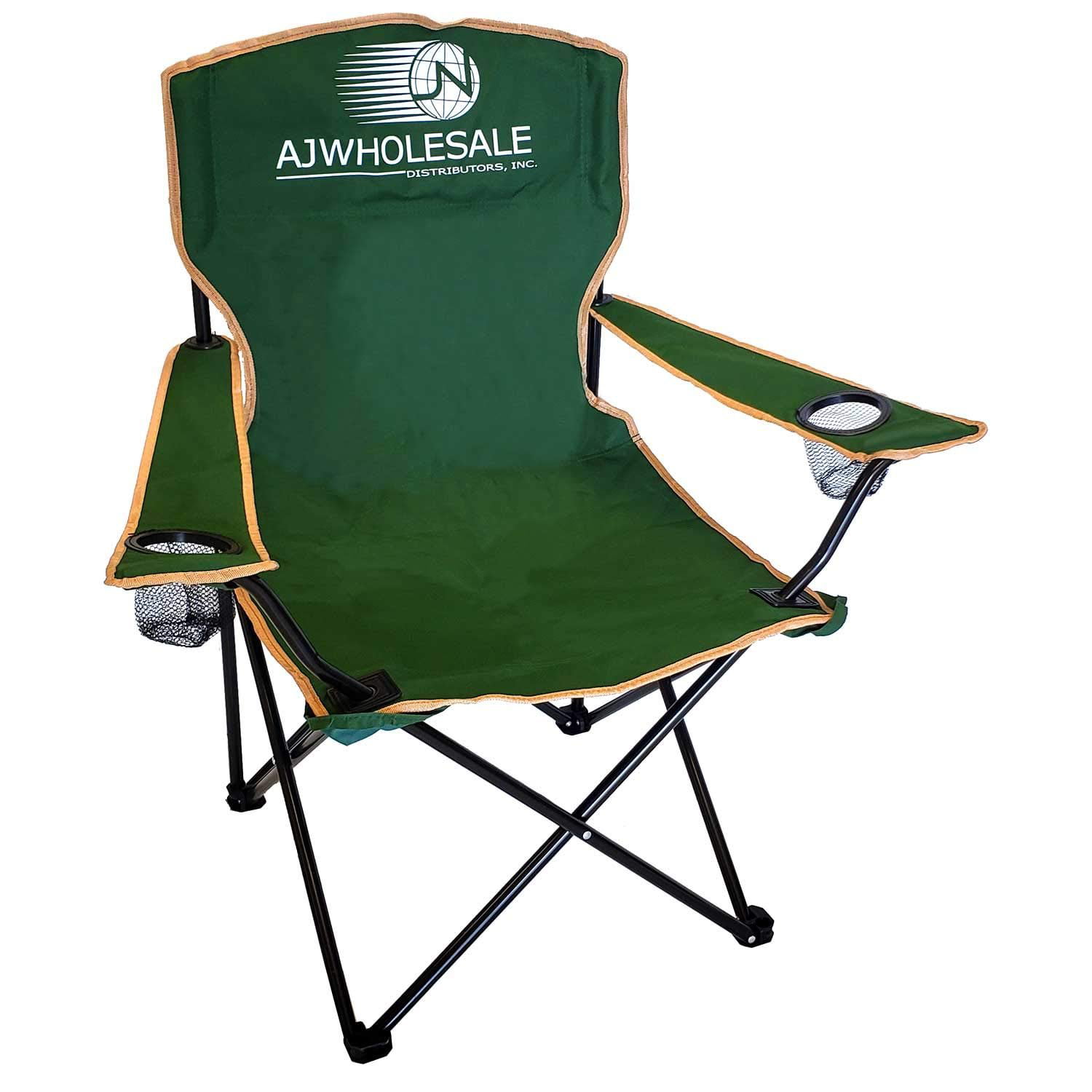 Portable Lightweight Folding Camping and Sports Chair with Arm Rest
