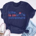 thumbnail image 2 of EcoLoom Life Is An Adventure Transparent Short Sleeve Unisex T Shirt, 2 of 6