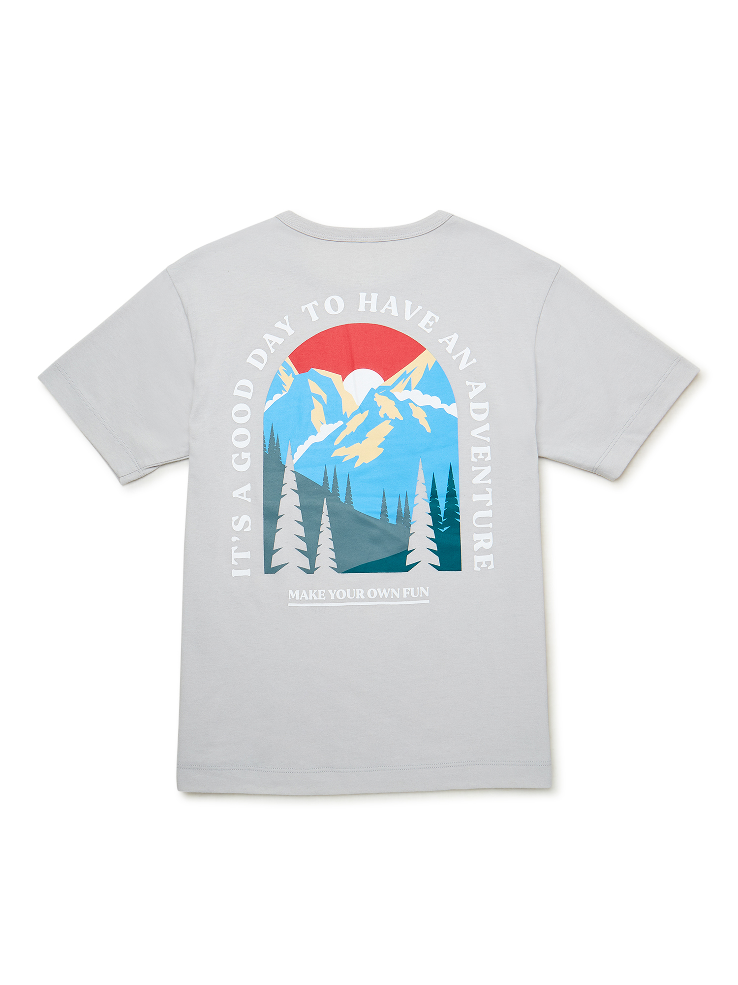 Wonder Nation Boys Short Sleeve Elevated Graphic T-Shirt, Sizes 4-18 & Husky - image 3 of 4