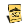 thumbnail image 3 of Haunted House Novelty Sign, Metal Wall Decor - 10x14 inches, 3 of 4