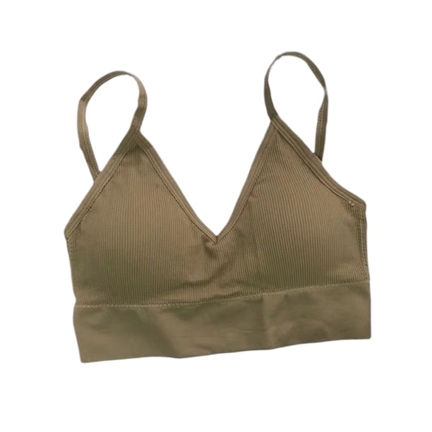Sujetador Deportivo Bralette para Mujer Sunnimix Caqui
