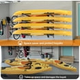 thumbnail image 6 of Bonnlo Kayak Wall Mount Rack for 3 Kayaks or 4 Paddle Boards with Adjustable Supports, Kayak Paddle Holder for Garage Storage, Shed Shelving Weight Capacity 550 LBS Spacesaver, 6 of 9