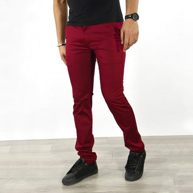 Pantalon standard rouge