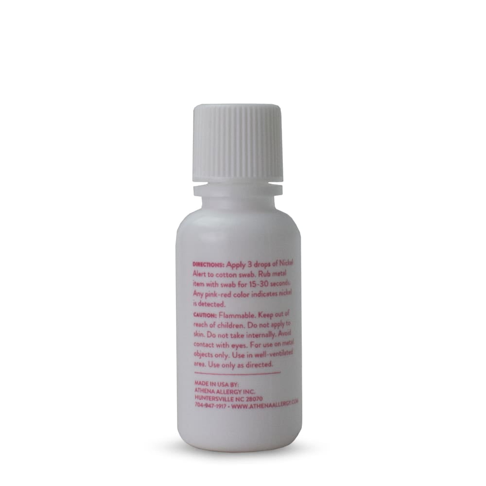Nickel Alert (1 bottle, 0.5oz) - Fast Easy Test Jewelry and Metals Dermatologist