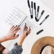 thumbnail image 4 of Liquid Ink Rollerball Pens, 12 Pack 0.5mm Stick Ballpoint Black Gel Pens for Adult Writing Note Taking School & Office Supplies, 4 of 5