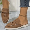 thumbnail image 4 of CHICVOMEY Clogs for Women Dressy Mules & Clogs Comfortable Pointed Toe Slingback Mules Flats Business Casual Slip On Backless Mules for Women, 4 of 8
