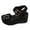 A Black, variant on Women Arch Support Walking Sandals Comfortable Orthotic Sandals Double Band Ankle Strap Shoes