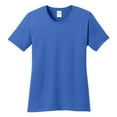 thumbnail image 5 of Ladies Core Cotton Tee Royal XL, 5 of 6