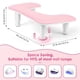 thumbnail image 3 of Manicure Arm Rest for Nails Tech: Adjustable Nail Armrest,Pink, 3 of 5