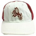 thumbnail image 1 of NCAA par Signatures Arizona State ASU Sun Devils Chapeau Brodé à Visière Courte en Velours Côtelé Rouge avec Sangle Arrière, 1 of 4