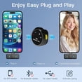thumbnail image 3 of Wireless Lavalier Microphone Compatible for iPhone, Android Mini 2.4GHz Clip-On Mic with Noise Cancellation, 50m Range, 15H Battery, Plug & Play for Vlogging, YouTube, TikTok, Live Streaming, 3 of 11