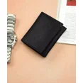 thumbnail image 4 of Boys Mens Slim Compact middle Flap Clear Id Credit Cards Coin Pocket Trifold Wallet Genuine Leather, 4 of 4