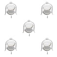 thumbnail image 3 of Tholdsy Estante de refrigeración 1: 12 Escala Simulación Muebles Accesorios Juguete Soportes para pasteles Decoración para el hogar Type2 NO2, 3 of 6