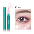 thumbnail image 2 of Lakerain-sombra de ojos de gusano de seda tumbado, lápiz resaltador, maquillaje de ojos, Perla Rosa, Brillo alto, brillo, sombra de ojos, 2 of 4