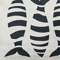 thumbnail image 2 of Simply Daisy 16" x 16" Puzzle Fish Nautical Indoor/Outdoor Throw Pillow, 2 of 3