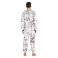 thumbnail image 4 of FORMRS Onesies Pajama for Adults Unisex Hoodie Winter Jumpsuit One Piece Sleepwear, Sizes S-2XL, Purple Wildflowers, 4 of 7